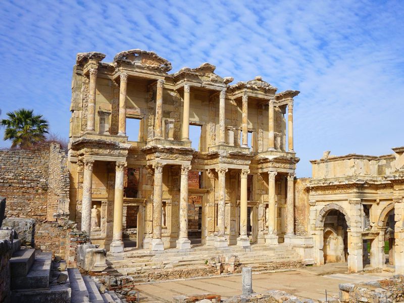 The library of Celsus, Ephesus, Turkey