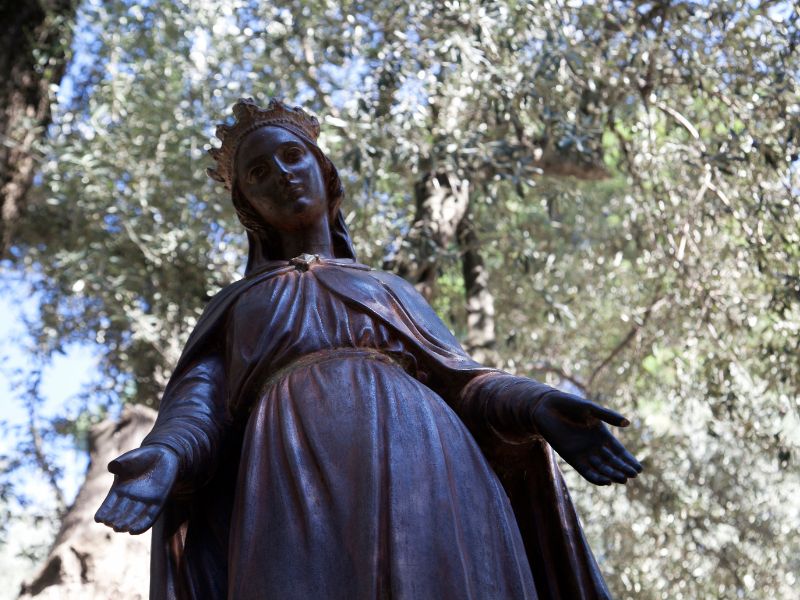 Statue of Virgin Mary, House of Virgin Mary, Ephesus, Turkey