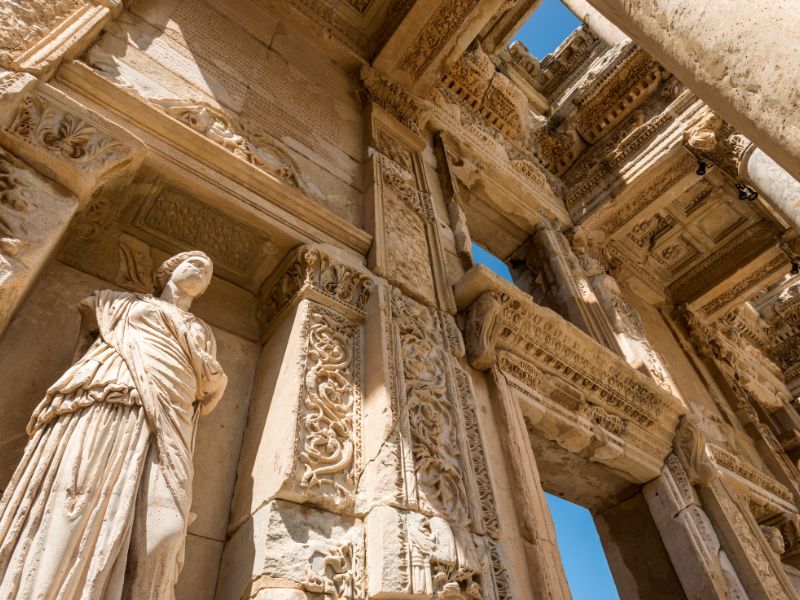 Statues in Ephesus, Turkey