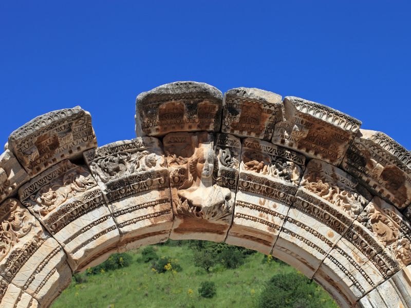 temple of Hadrian in Ephesus