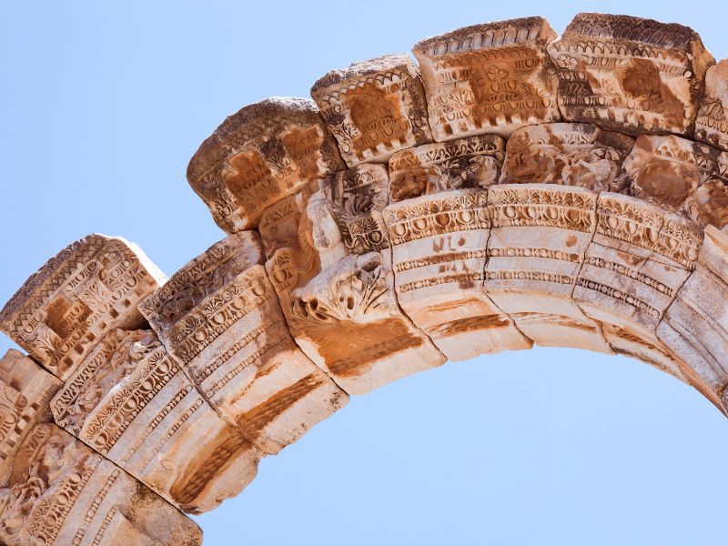 temple of Hadrian in Ephesus