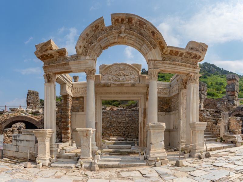 temple of Hadrian in Ephesus